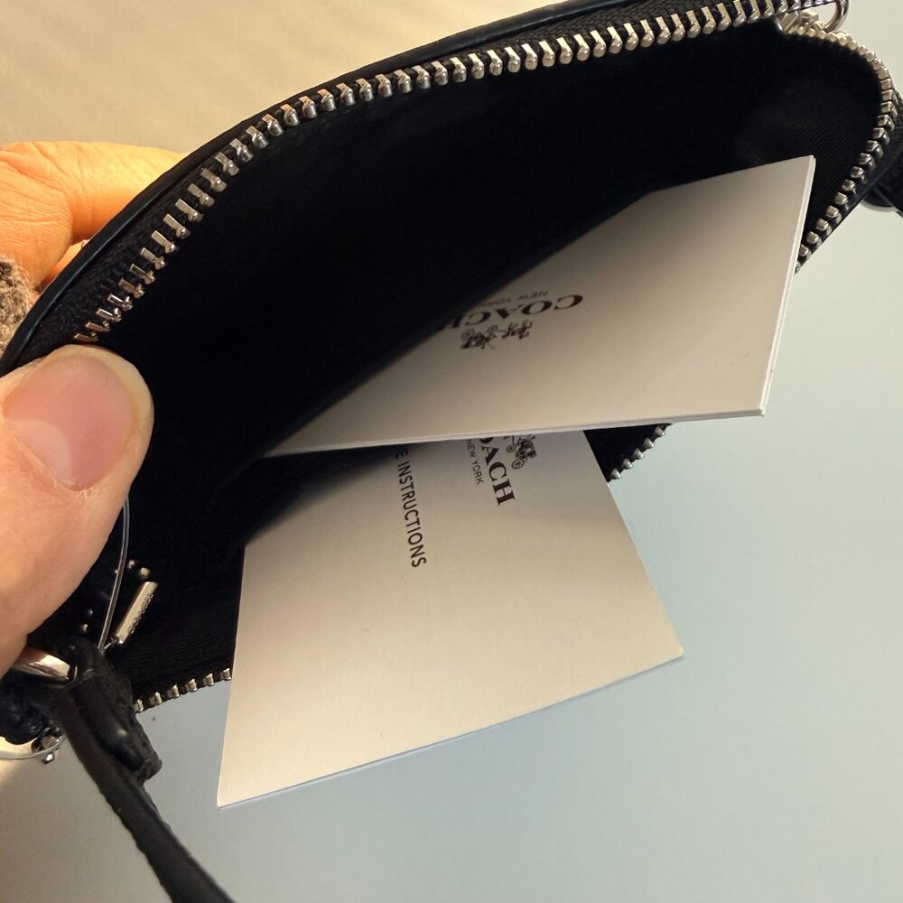 Brand New Coach Wristlet – Blue Leopard Print - Picture 5 of 5